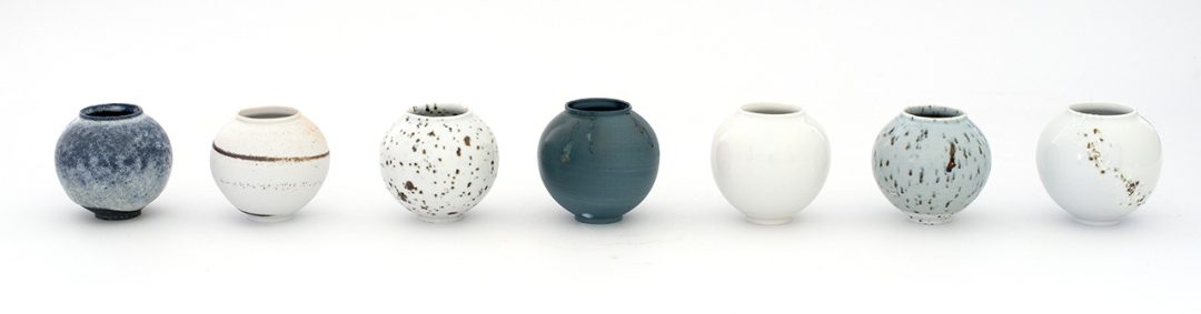 Miniature moon jars